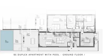 Stan 165 m², Vodice - dvoetažni s bazenom i vrtom - 2