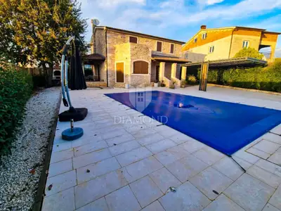 Poreč, surroundings, idyllic authentic stone house with pool - 2