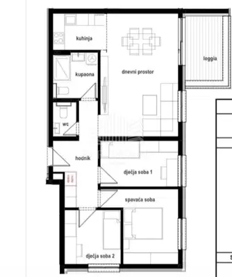 Apartment 94 m², Sesvete - quiet new building with elevator - 2