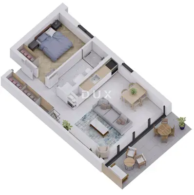 Stan 58 m², Rovinjsko Selo - vrt i parkirno mjesto - 6