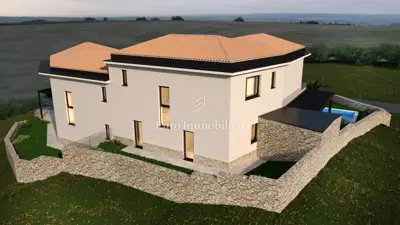Wunderschöne Villa mit atemberaubendem Panoramablick auf das Meer - Vrbnik - 3
