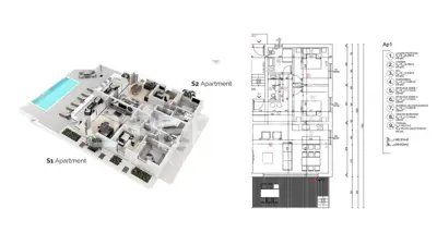 Luksuzna novogradnja, dvosoban apartman s bazenom, 95 m², Pag, Bošana - 11