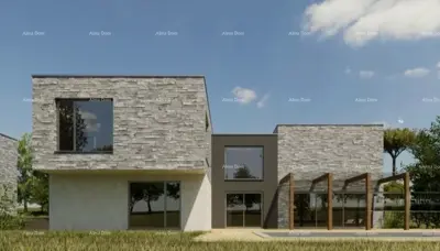 Prodaja - građevinsko zemljište s dozvolom, gradnja može početi odmah! Kanfanar! - 3