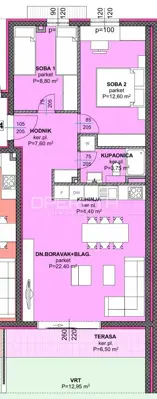 Novo u ponudi – S4 - 2sobni stan s terasom i pogledom, Makarska - 12