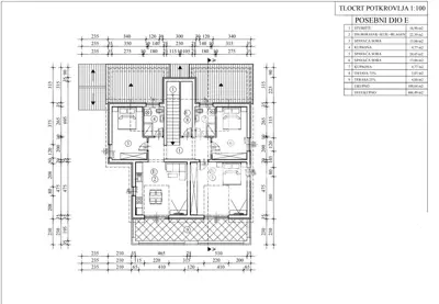 Penthouse 113 m², Ladrovići bei Poreč, Blick auf das Grün - 14