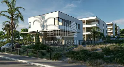 Dvojna kuća 85 m², Mandre - pogled na more i terasa - 4