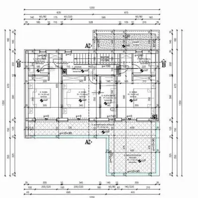 Roh Bau Villa under construction for sale, Labin - 4