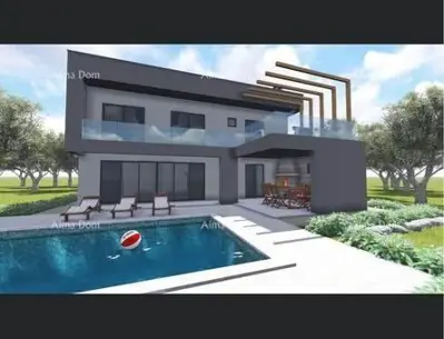 Roh Bau Villa under construction for sale, Labin - 2