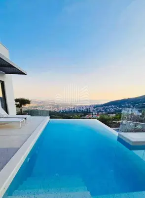 SPLIT, MODERNA VILLA, Panoramski pogled, 223 m² - 2
