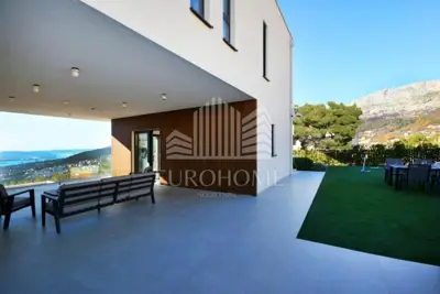 SPLIT, MODERNA VILLA, Panoramski pogled, 223 m² - 10