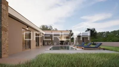 Single-storey house 115 m², Barban - new build with pool - 3