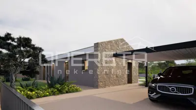 Single-storey house 115 m², Barban - new build with pool - 2
