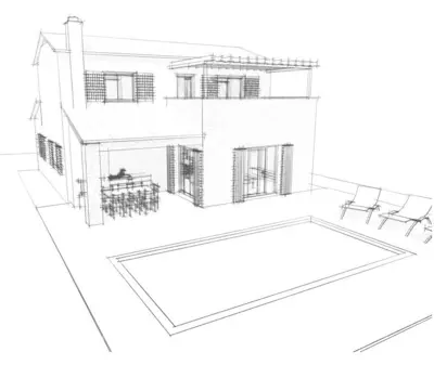 Villa 157 m², Kanfanar - ruhige Lage und Pool - 11