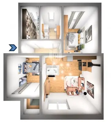 Stan 79 m², Buje - prizemlje i terasa s vrtom - 12