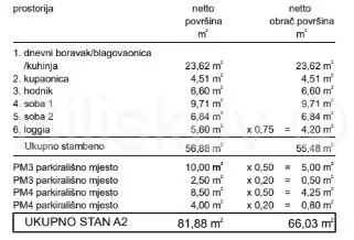 Stan 66 m², Trogir, djelomičan pogled na more - 3