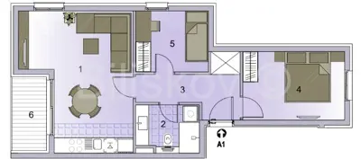 Stan 66 m², Trogir, djelomičan pogled na more - 4