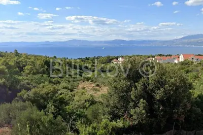 Građevinsko zemljište 3 146 m², Supetar, pogled na more