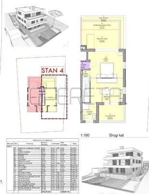 Stan 138,87 m², Korčula - uz more i pogled na Badiju - 23