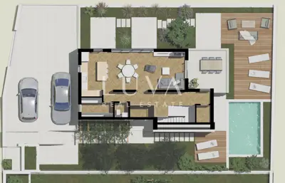Građevinsko zemljište 412 m², Škrip na Braču - građevinska dozvola