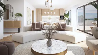Penthouse 74 m², Volosko - terrace with jacuzzi and view of Kvarner - 4