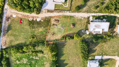Building plot, Kršan - permit for a single-storey house with a pool - 3