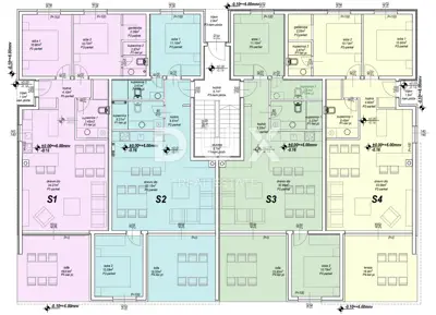 Wohnung 88,41 m², Privlaka - 120 m vom Strand - 13