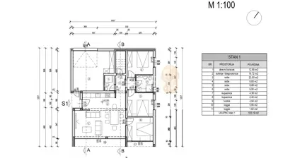 Kuća 188 m², Crikvenica-Hrusta, pogled na more i 340 m od mora - 5