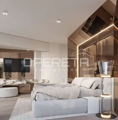 Vila 420 m², Plomin - panoramski pogled na more - 17