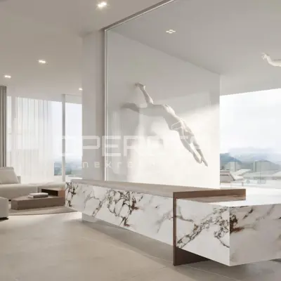Vila 420 m², Plomin - panoramski pogled na more - 22