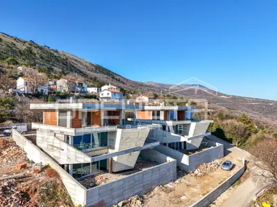 Vila 420 m², Plomin - panoramski pogled na more - 18
