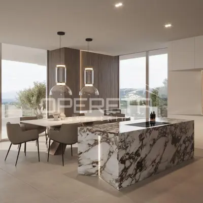 Vila 420 m², Plomin - panoramski pogled na more - 16
