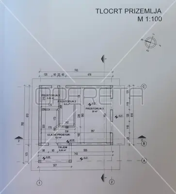 Kuća 106 m², Stankovići - pogled na more i velika parcela - 13