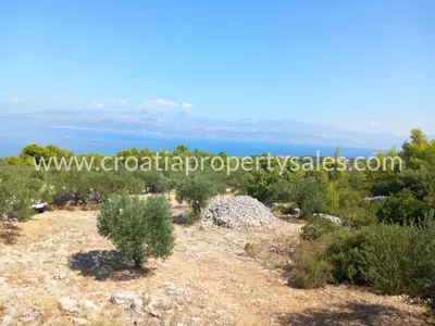 Poljoprivredno zemljište 4.200 m², Otok Brač, pogled na more - 8