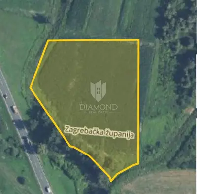 Land 12,783 m², Jakovlje by the main road