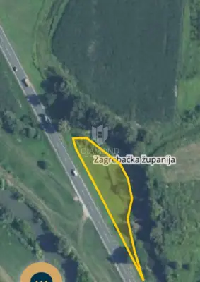 Land 12,783 m², Jakovlje by the main road - 2
