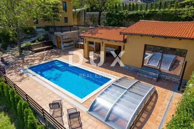 Opatija, Poljane, samostojeća vila, dugoročni najam, bazen - 5