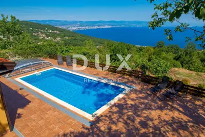 Opatija, Poljane, samostojeća vila, dugoročni najam, bazen - 6