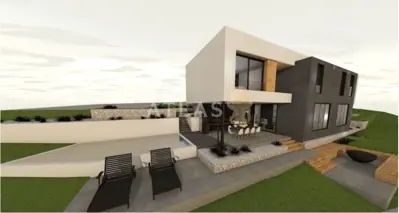 Baugrundstück 627 m², Crikvenica - Projekt einer Villa mit Blick - 2