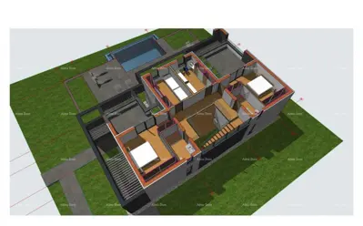 Vila, Medulin, prizemlje i kat s 5 spavaćih soba - 10