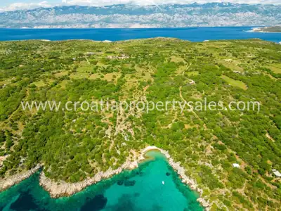 Baugrundstück 1.660 m², Pag - atemberaubender Blick auf Velebit und das Meer - 5