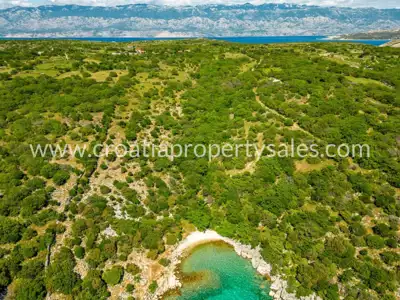Baugrundstück 1.660 m², Pag - atemberaubender Blick auf Velebit und das Meer - 6
