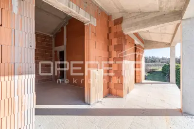 Istra, Višnjan okolica - Freistehendes Haus in der Rohbauphase - 11
