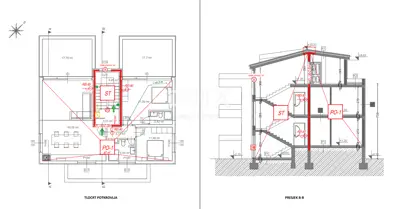 Apartment 65 m², Pag - 2 rooms + living room, terrace and parking space - 18