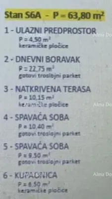 Wohnung 64 m², Lovrečica bei Umag, Neubau in Meeresnähe - 6