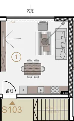Studio-Apartment 32 m², Poreč - Veli Maj, Gemeinschaftspool - 6