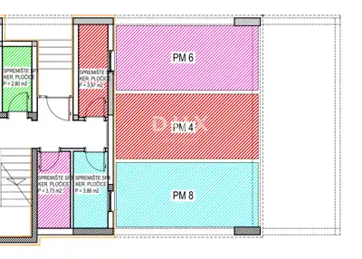 Penthouse 106.3 m², Petrčane - 2 bedrooms, terrace - 9