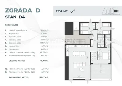 Apartment D4 - Building D (First floor) - 7