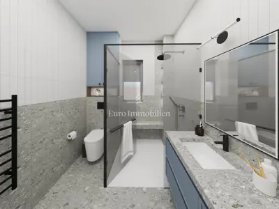 Wohnung 147 m², Zentrum von Makarska, Garten 146 m² und Meerblick - 15