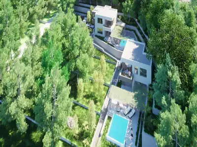 Dvije stare kamene kuće u Podgori s pogledom na more - 12