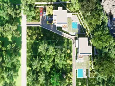 Dvije stare kamene kuće u Podgori s pogledom na more - 4